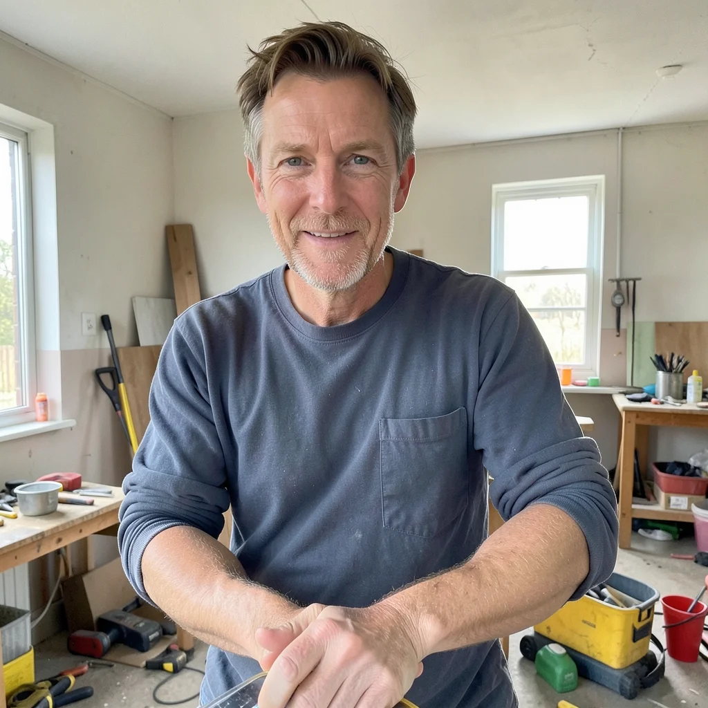 Portret van Pieter Jansen, gecertificeerd vloerverwarming installateur en adviseur